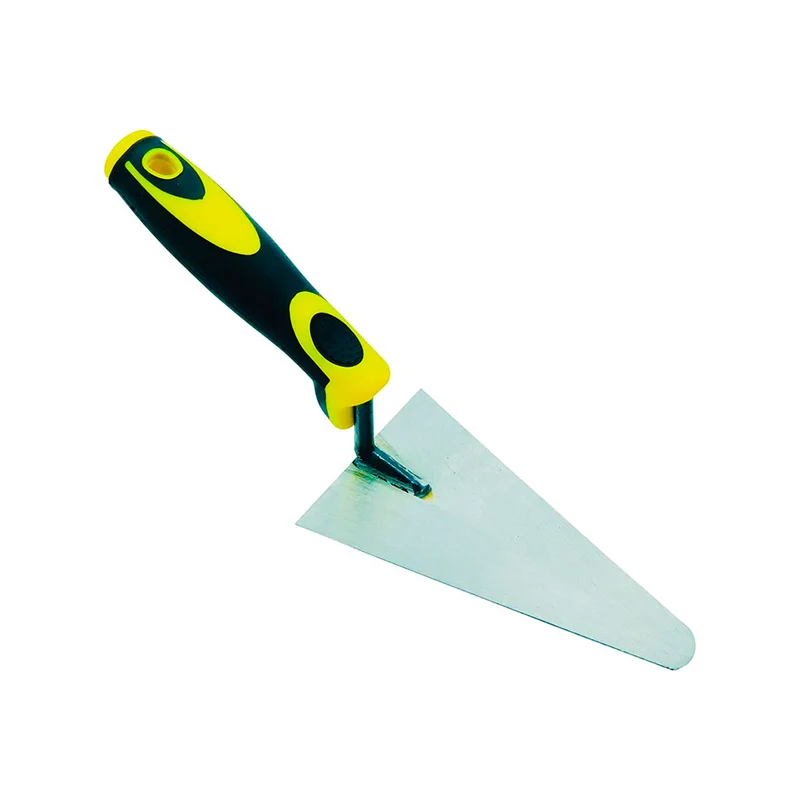 Truelle à bout rond avec manche ergonomique bi-matière, 140 mm