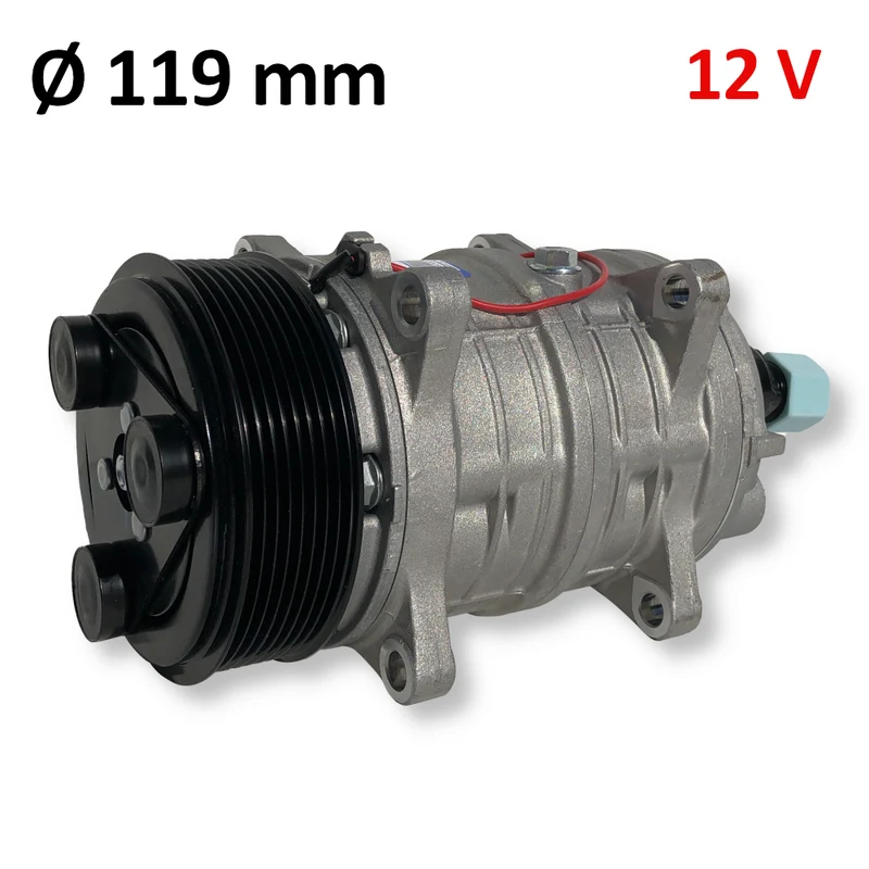 Compresseur QP-16XD 1884 HO PV8 - D. 119 mm 12 V | TCCI R404a