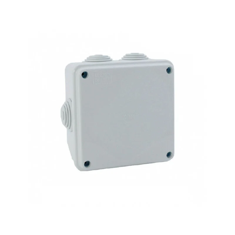 Boîtier étanche avec presse-étoupe 105 x 105 x 55 mm IP55