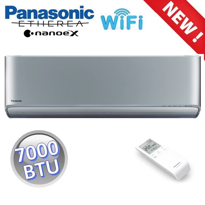 Unité intérieure Panasonic ETHEREA Z 7 000 BTU argent R32 Wi-Fi NanoeX — CS-XZ20ZKEW