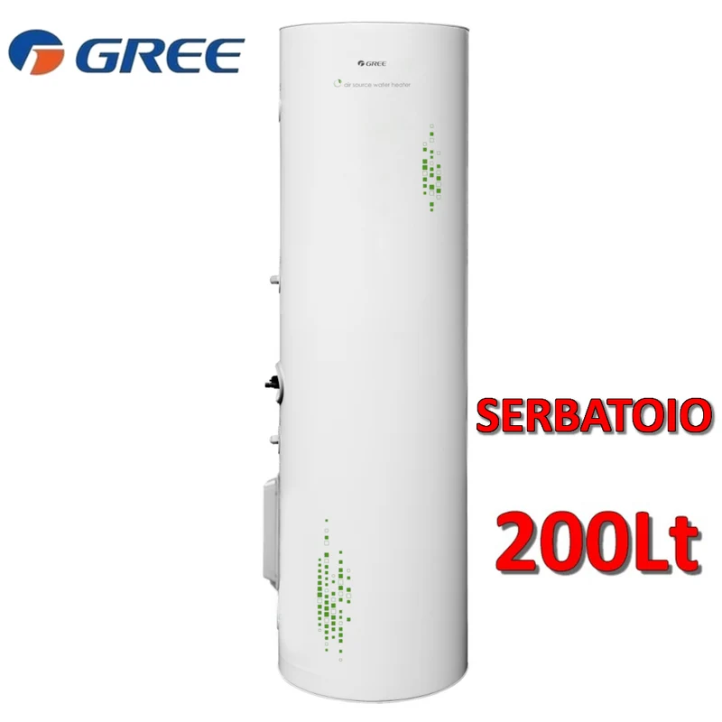 Réservoir GREE ACS de 200 litres pour système d'allumage libre multiple - SXTD200LCJW/A-K