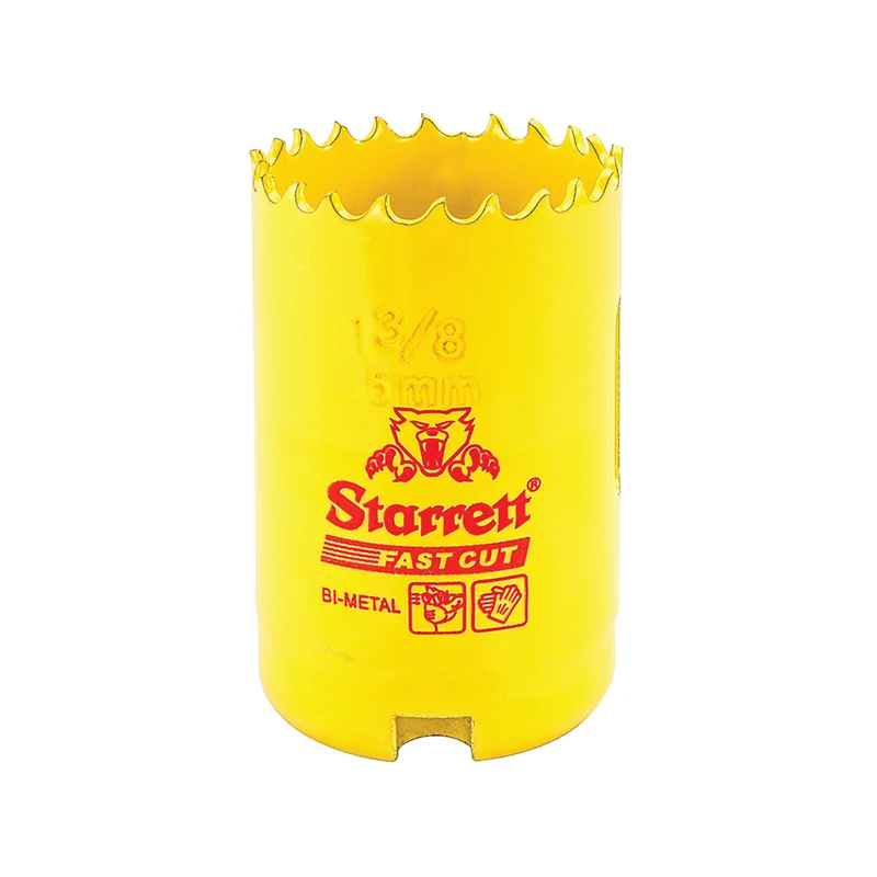 Scie cloche bimétallique STARRETT 35 mm 1''3/8" à coupe rapide