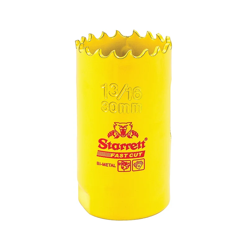 Scie cloche bimétallique STARRETT 30 mm 1''3/16" à coupe rapide