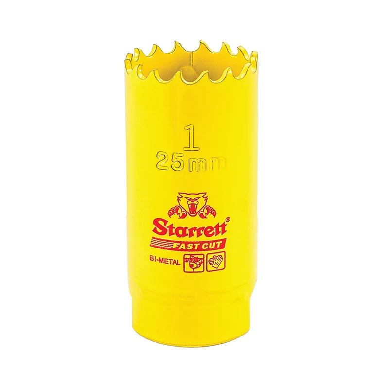 Scie cloche bimétallique STARRETT 25 mm 1'' à coupe rapide