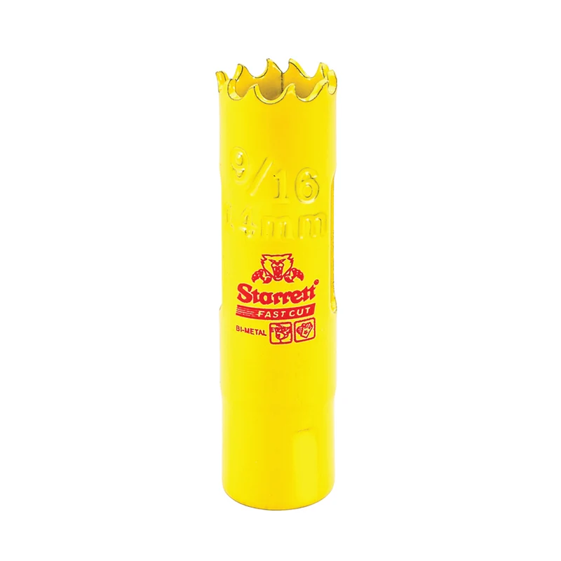 Scie cloche bimétallique STARRETT 14 mm 9/16'' à coupe rapide