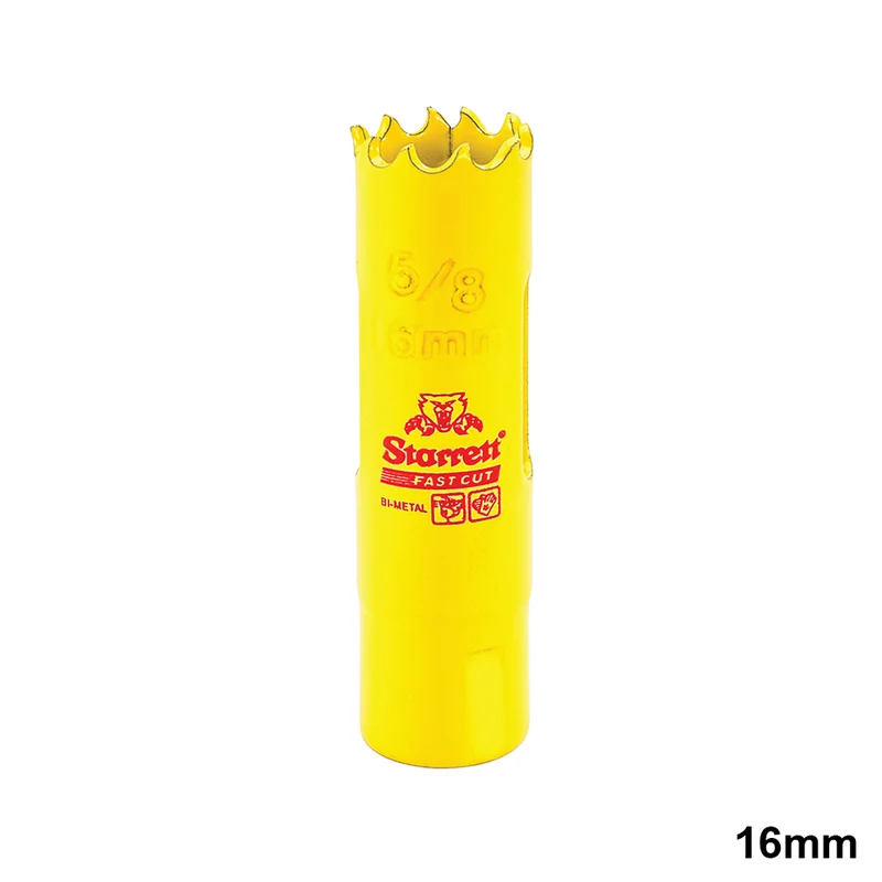 Scie cloche bimétallique STARRETT 16 mm 5/8'' à coupe rapide