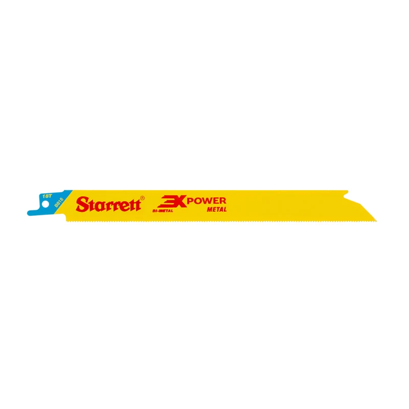 Scie alternative STARRETT pour la coupe des métaux 200 mm 18 TPI - 5 pièces.