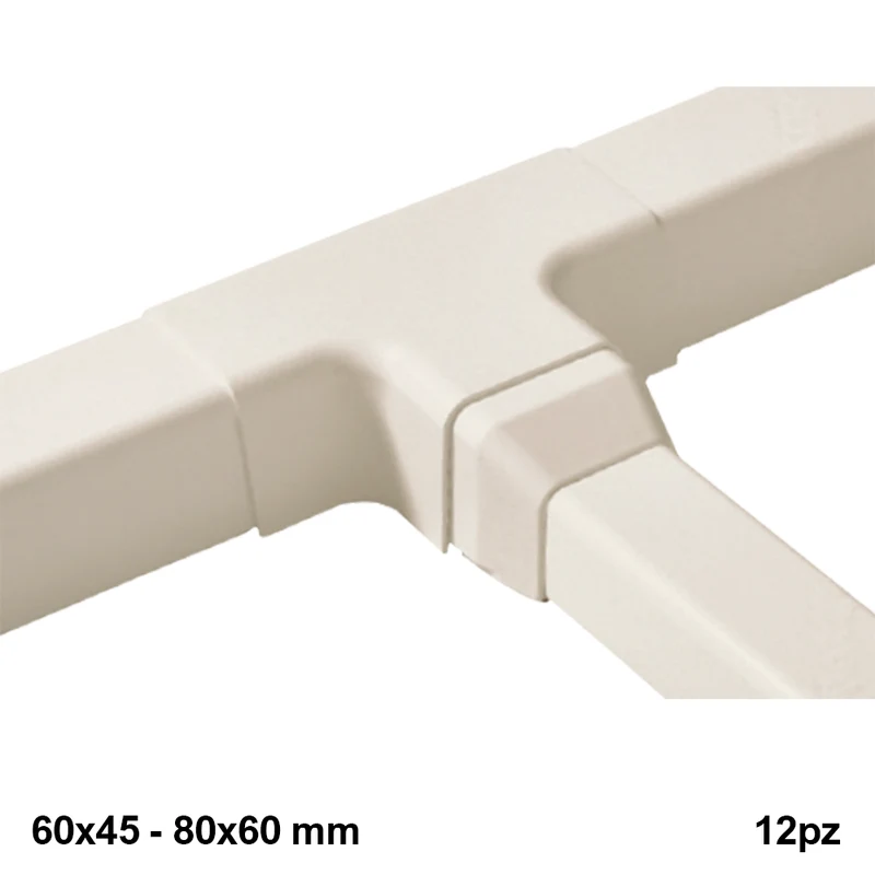 Réduction 60x45 - 80x60 - pour conduit - boîte de 12 pièces