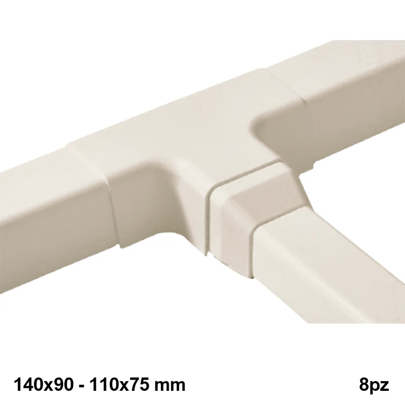 Réduction 110x75 - 140x90 - pour conduit - boîte de 8 pièces
