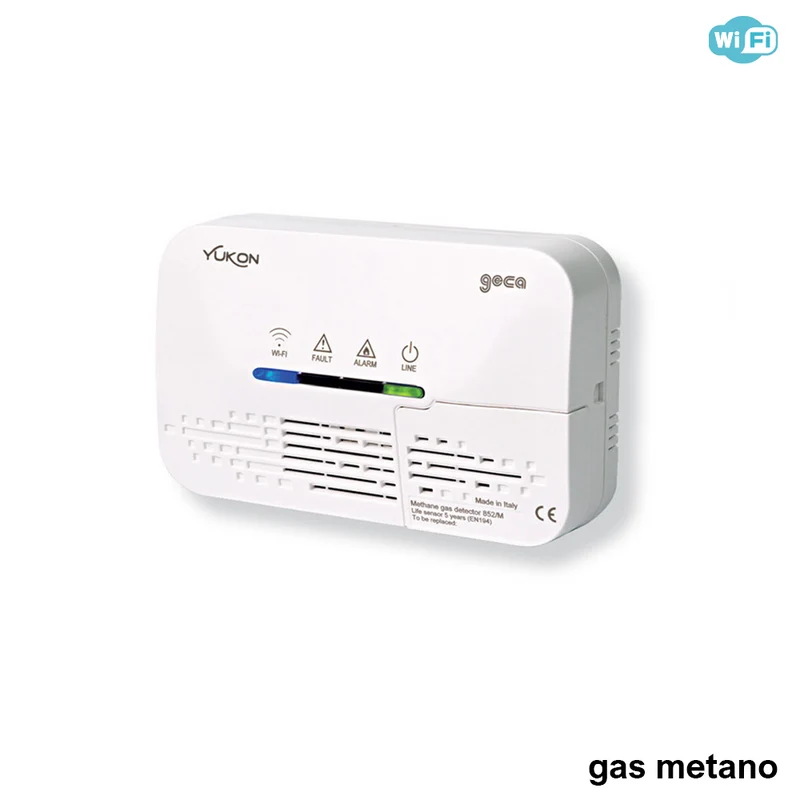Détecteur de fuites de méthane domestique Yukon 852/M Tecnocontrol Wi-Fi