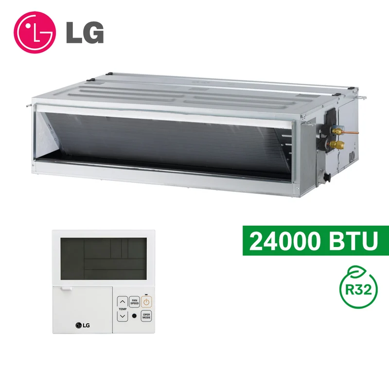 Unité intérieure monobloc gainable LG Compact Inverter 7,0 kW 24 000 BTU à usage commercial intensif