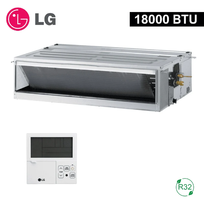 Unité intérieure LG COMPACT INVERTER 5,0 kW 18 000 BTU pour système monobloc gainable commercial à haute prévalence