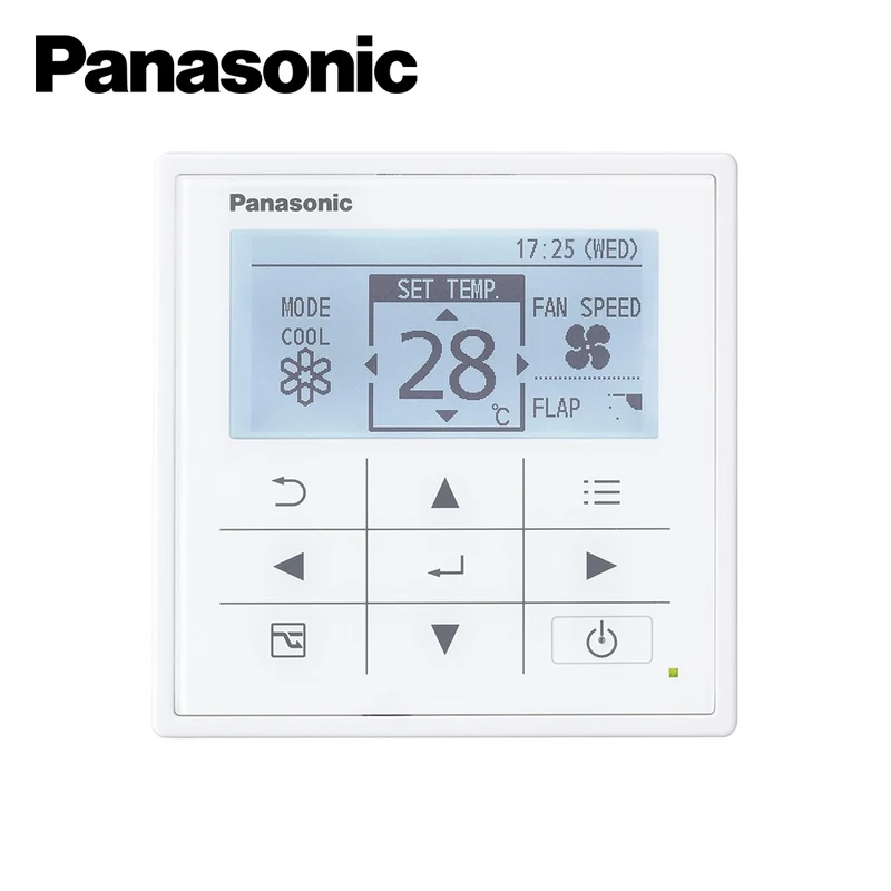 Contrôleur filaire Panasonic CZ-RTC5B avec fonctions Econavi et Datanavi pour unités commerciales PACI