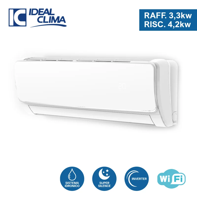 Comfosplit Ikaro HI-WALL inverter 750 COOL 3,3 KW - HEATING 4,2 KW Ventilo-convecteur